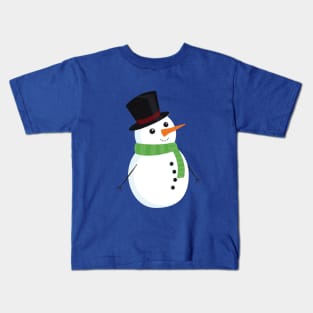 Mr Snowman Kids T-Shirt